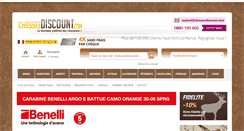 Desktop Screenshot of chassezdiscount.com